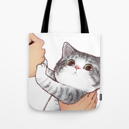 Kiss Cute Cat 3 Tote Bag