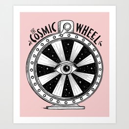 The Cosmic Wheel Art Print