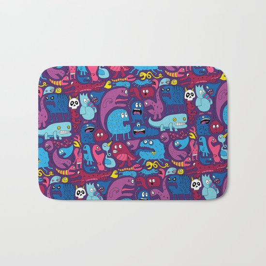 Mo' Monsters Mo' Problems Bath Mat