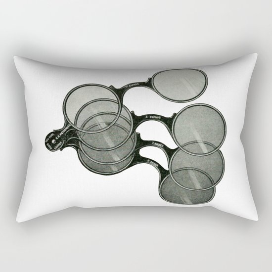Glasses 2 Rectangular Pillow
