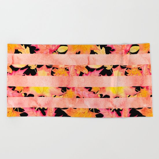 Autumn leaves #16 Beach Towel