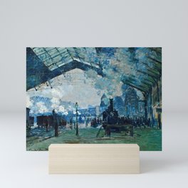 Claude Monet - Arrival Of The Normandy Train, Gare Saint Lazare Mini Art Print