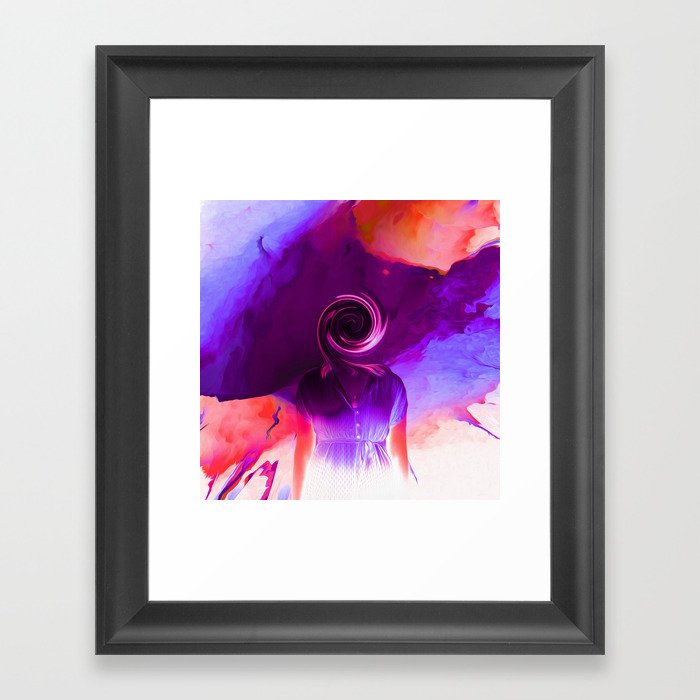 Galaxie Framed Art Print