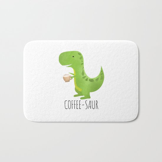 Coffee-saur Bath Mat