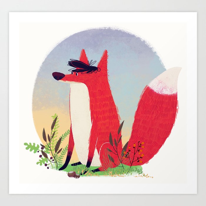 The Fox. Art Print