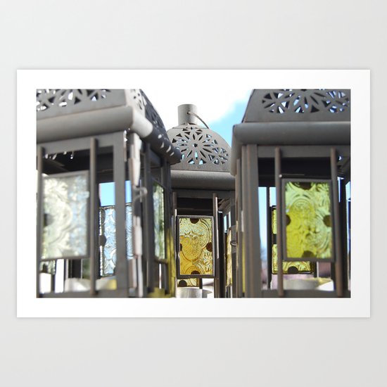 Lanterns Art Print