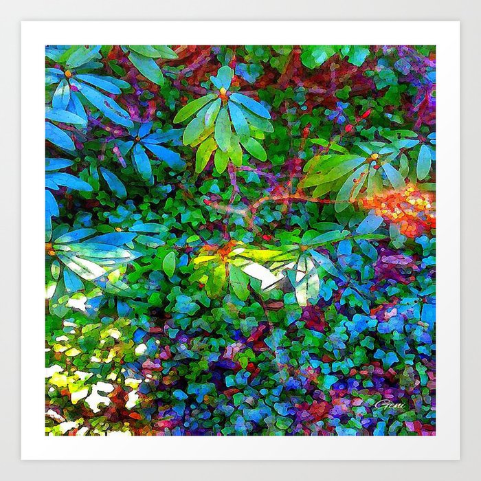 Color My World Art Print By Geni Society6