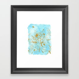 Blue Butterfly Framed Art Print