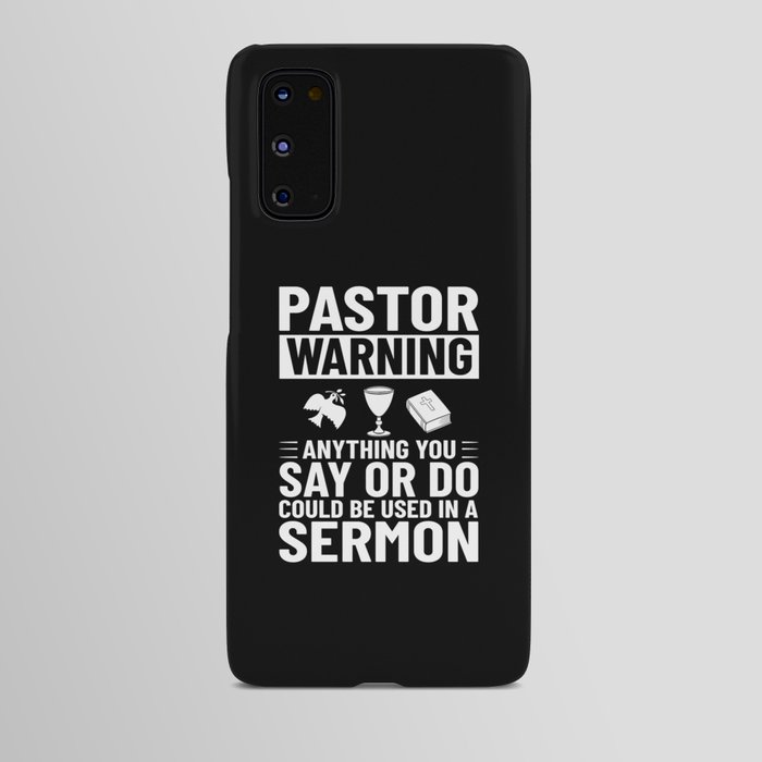 Pastor Church Minister Clergy Christian Jesus Android Case