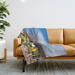 Beach Paradise Sound  Throw Blanket