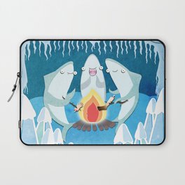 A Shiver of Sharks Laptop Sleeve