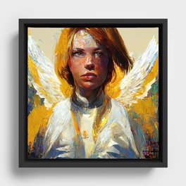 Guardian Angel Framed Canvas