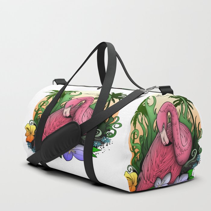 flamingo duffle bag