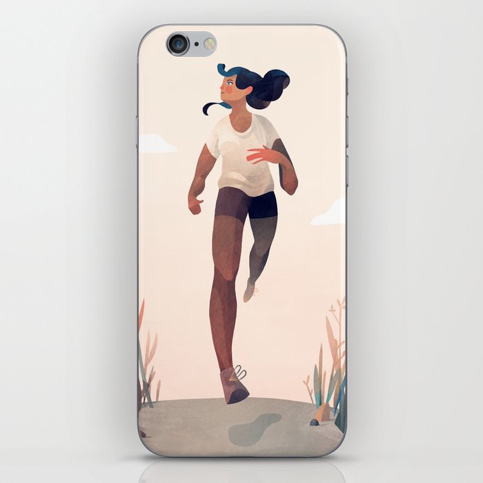 Runner Girl iPhone Skin