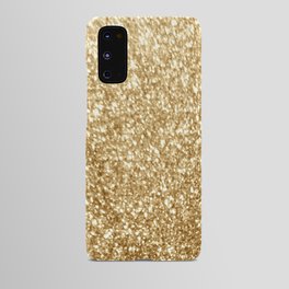 Gold glitter Android Case