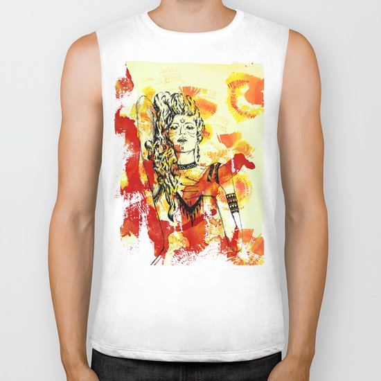 Tribal Beauty 2 Biker Tank
