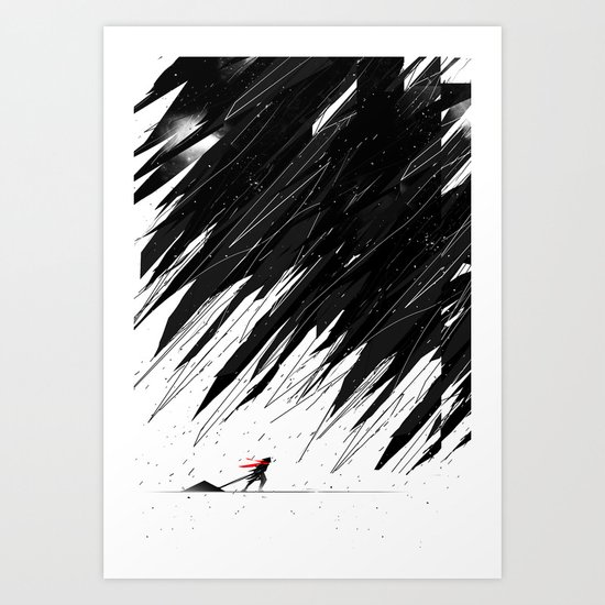 Geometric Storm Art Print