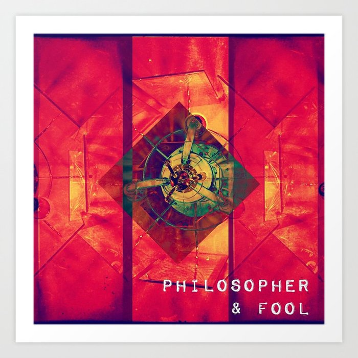 Philosopher & Fool - Satellite Art Print