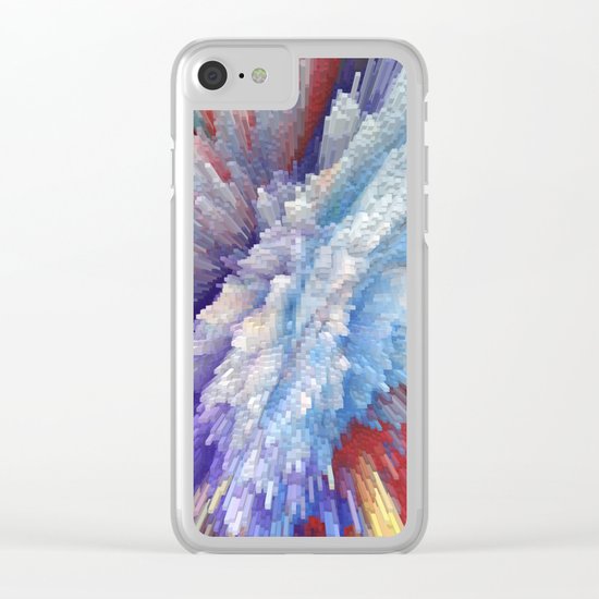 Abstract 115 Clear iPhone Case