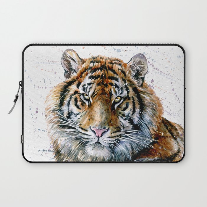 Tiger watercolor Laptop Sleeve