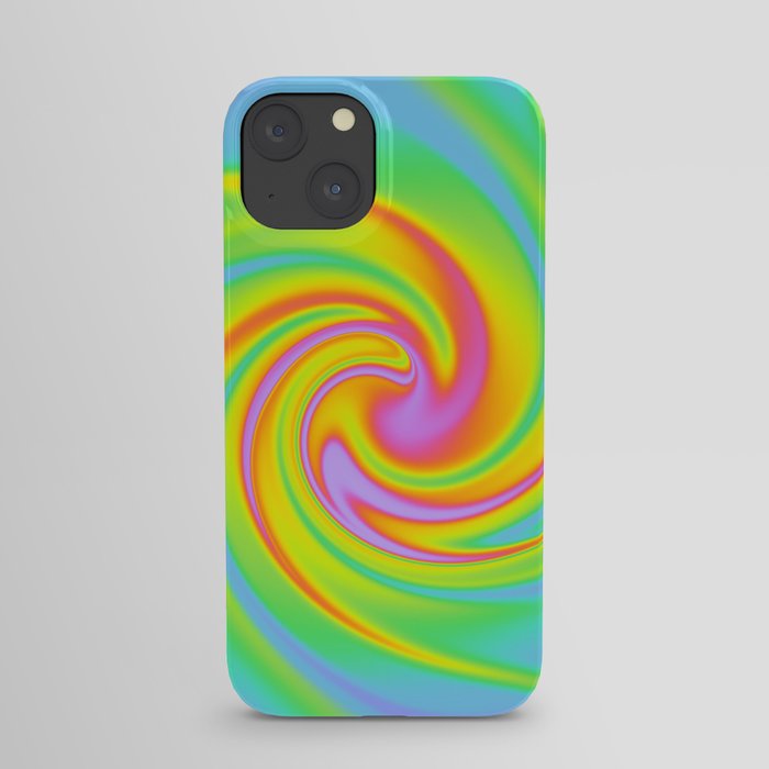 Rainbow Swirl iPhone Case