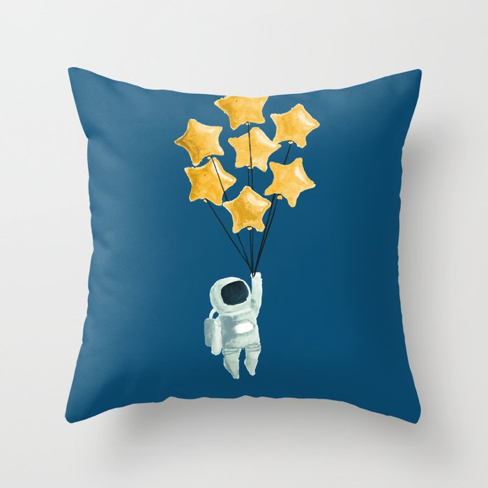 Astronaut's dream Throw Pillow