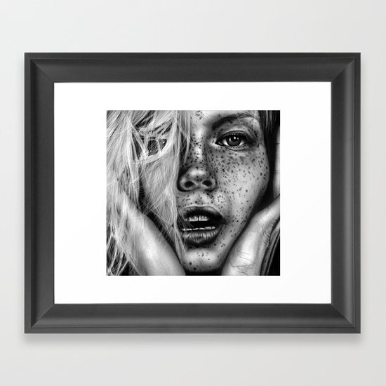 + FRECKLES + Framed Art Print