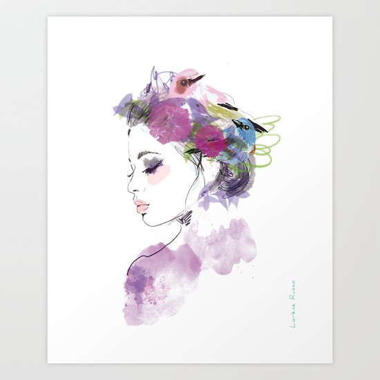 Like a bird Art Print