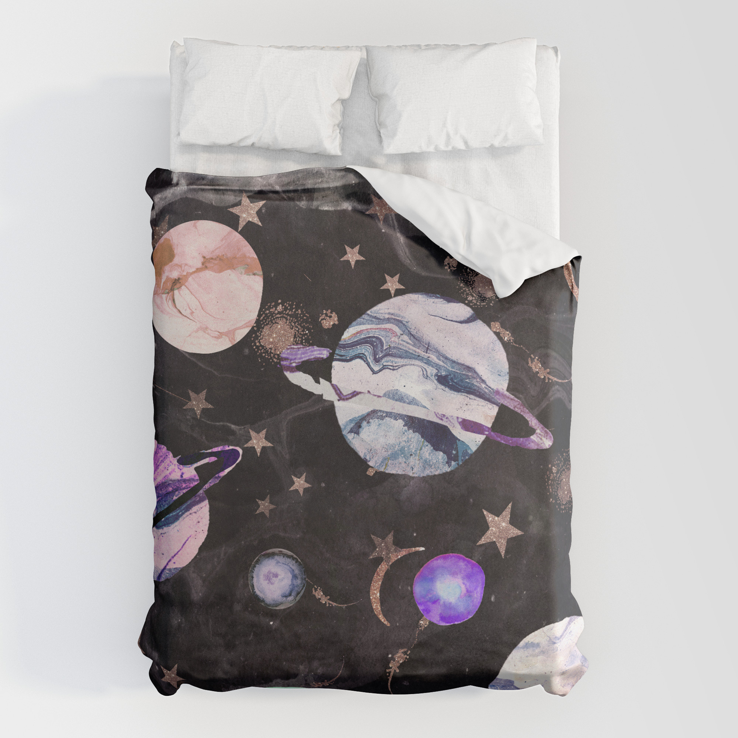 Marble Galaxy Duvet Cover By, Galaxy Duvet Cover