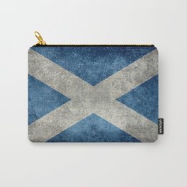 Scottish Flag - Vintage Retro Style Carry-All Pouch