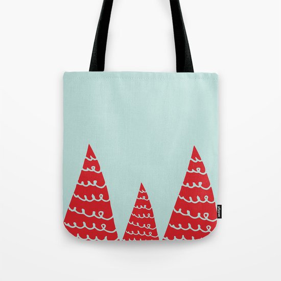 Funky christmas tree Tote Bag