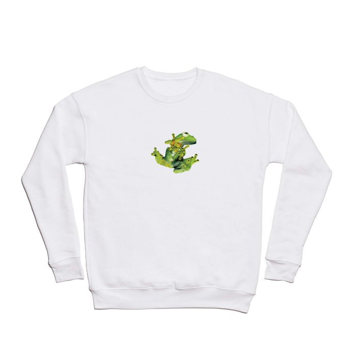 Frog on Glass Crewneck Sweatshirt