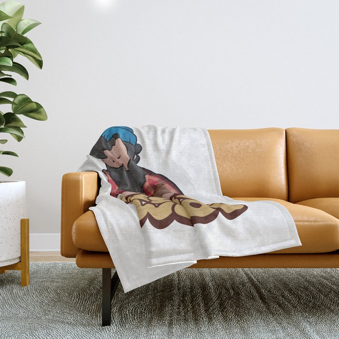 Impressive Wood Throw Blanket