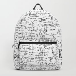 Physics Equations on Whiteboard Backpack