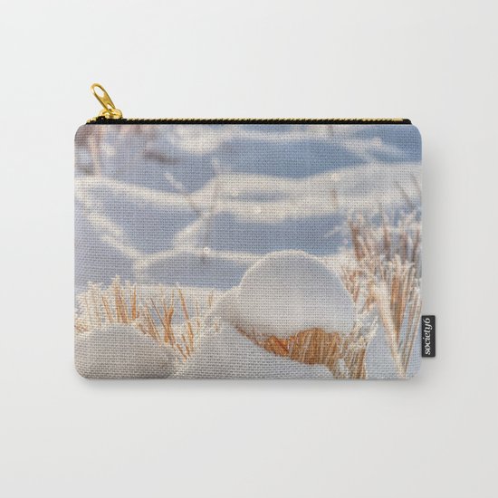 And finally Winter, with its bitin', whinin' wind, and all the land will be mantled with snow. Carry-All Pouch