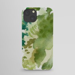 Splash of Green iPhone Case