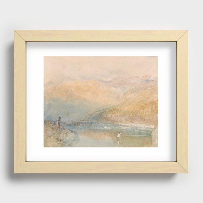 On the Mosell J. M. W. Turner Recessed Framed Print
