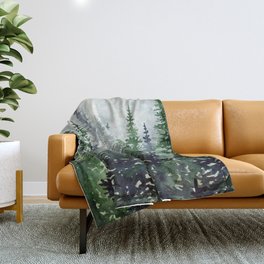 Lost In Nature Throw Blanket