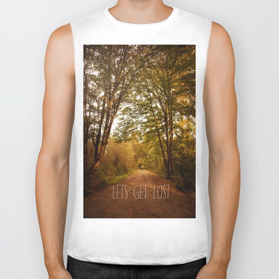 lets get lost Biker Tank
