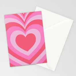 y2k heart layers 3 Stationery Card