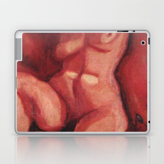 Red Nude Sitting Up, 1908 - Marc Chagall  Laptop & iPad Skin