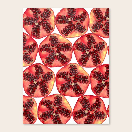 Pomegranate Pattern Canvas Print