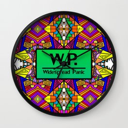 WP - Widespread Panic - Psychedelic Pattern 1 Wall Clock