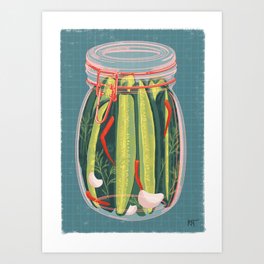 Pickles Art Print
