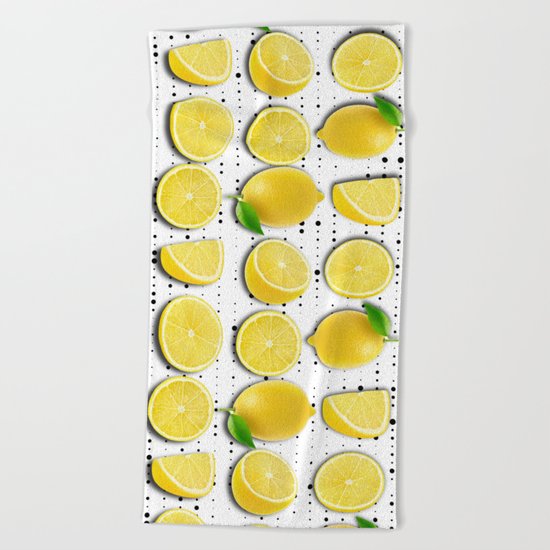 lemon Beach Towel