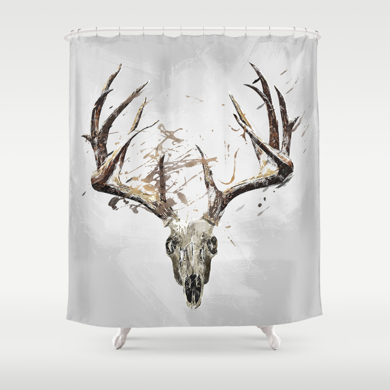 deer shower curtains on sale