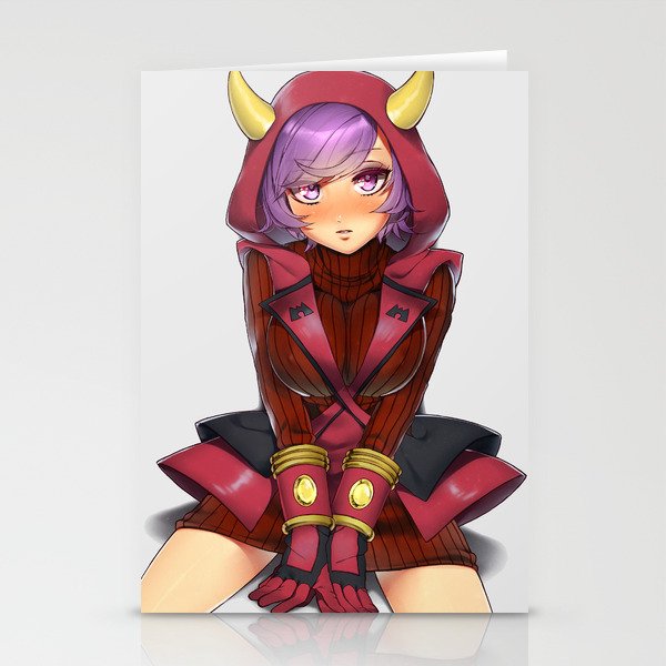 Videogame Team Magma Admin Courtney Stationery Cards