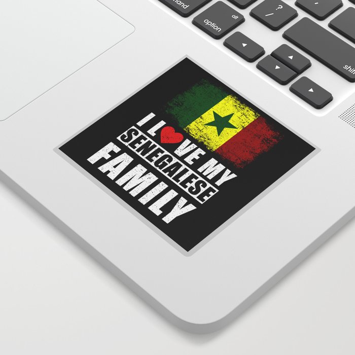 Senegalese Family Sticker