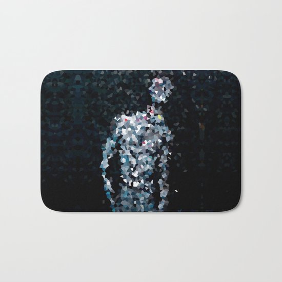 Geometric Valkyrie Walküre Zen Color Abstract Shapes Bath Mat