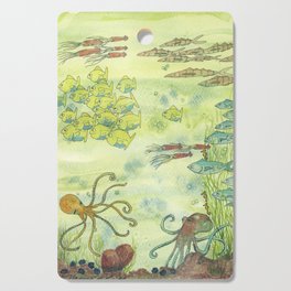 Sea Creatures Cutting Board